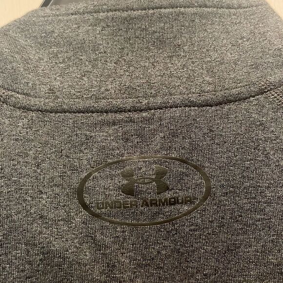 Under Armour- Men’s Grey 1/4 Zip Long Sleeve Loose Fit Activewear Shirt- Size M - Picture 4 of 7